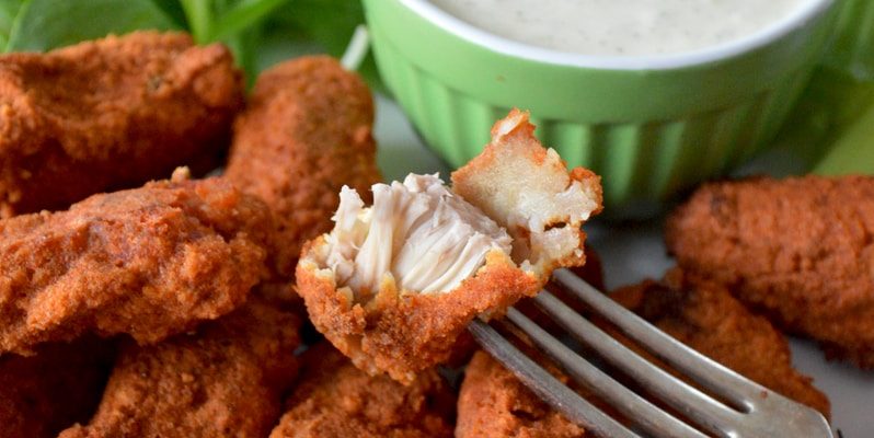 fried chicken on tray