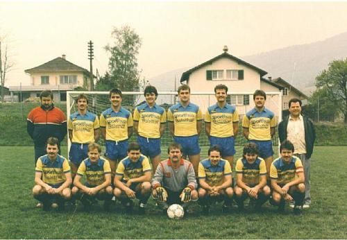 2. Mannschaft Aufsteiger 3.Liga 1987 Photo 1987 06