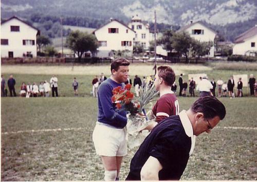 Aufstiegsfeier 1965 Match Strähl Gfeller Photo 05
